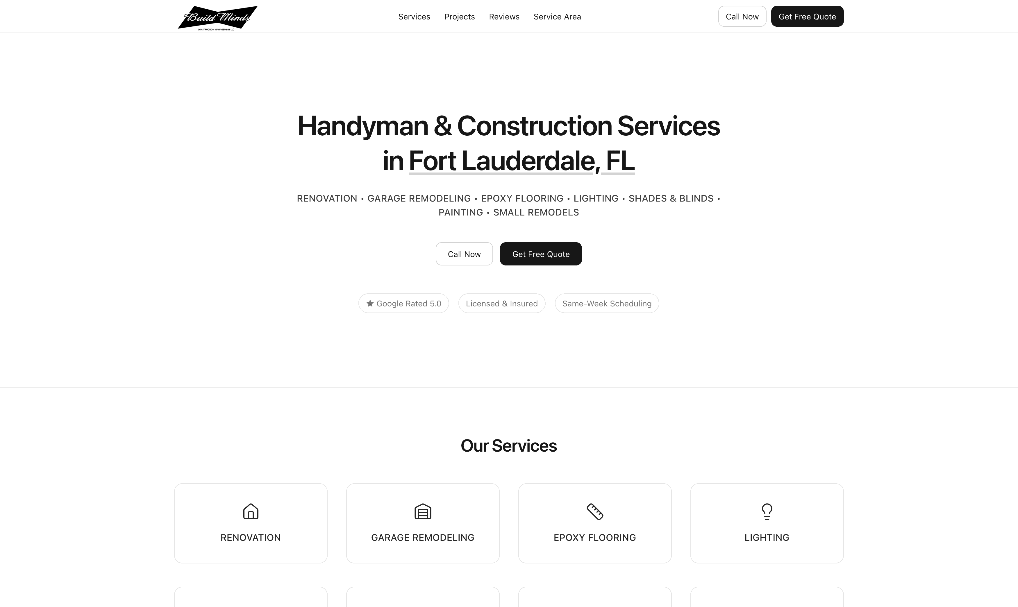 BuildMinds website preview